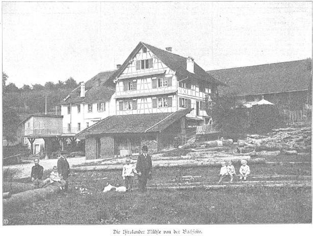 Zürich ZH Mühle Hirslanden um 1900