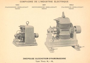 Die Dynamo-elektrische Maschine Typ M und C System Thury