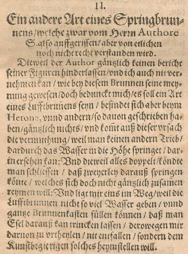 Kunstliche Abriss, allerhand Wasser-, Wind-, Ross- und Hand Mühlen, beneben schönen und nützlichen Pompen, auch andern Machinen, damit das Wasser in Höhe zuerheben, auch lustige Brunnen und ...