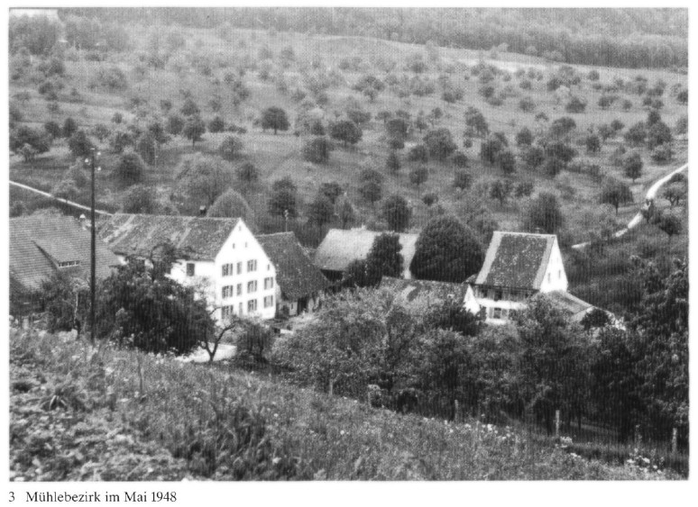 Mühle und Beimühle Büren SO Mühlebezirk 1948