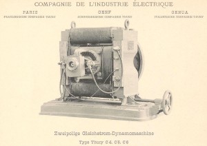 Die Dynamo-elektrische Maschine Typ M und C System Thury