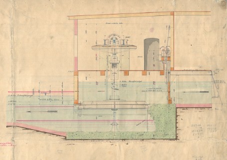 Thun BE Mühle Lanzrein Jonval-Turbine