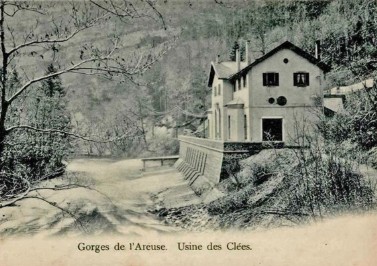 Usine électrique des Clées Gorges de l'Areuse Boudry NE